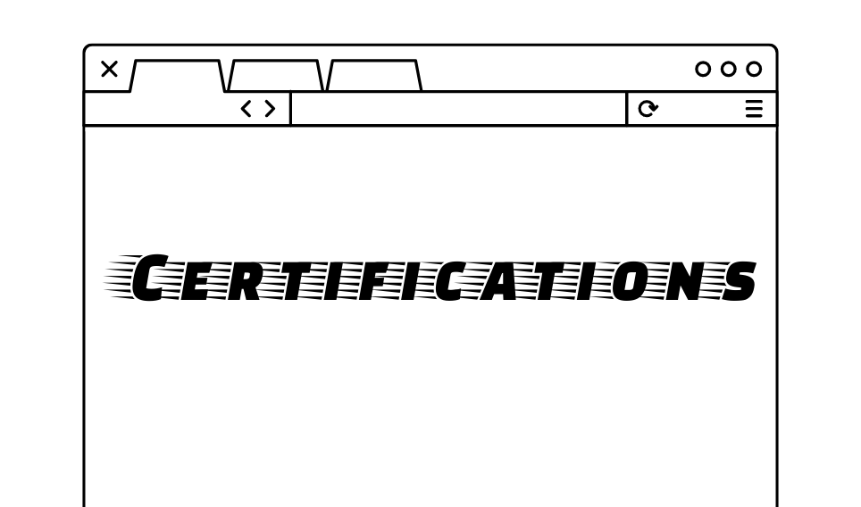 certification